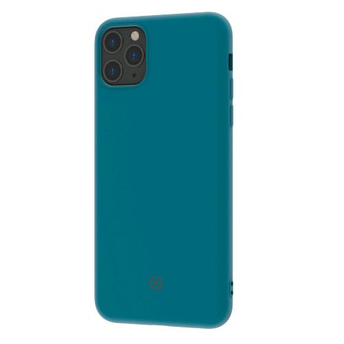 CELLY APPLE iPHONE 11 PRO MAX COVER IN SILICONE BLU