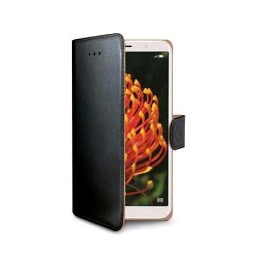 CELLY HUAWEI Y6 2018/HONOR 7A WALLY CASE CUSTODIA A PORTAFOGLIO BLACK