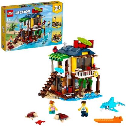 LEGO CREATOR 3 IN 1 SURFER BEACH HOUSE FARO E CASA CON PISCINA