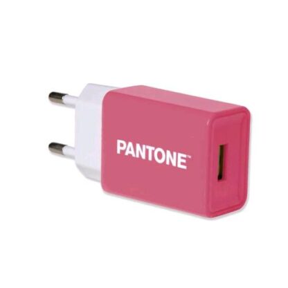 PANTONE CARICABATTERIE DA RETE USB 2 A PINK