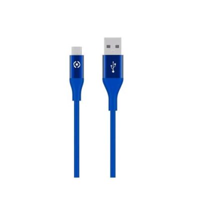 CELLY CAVO 1 X USB TIPO A 1 X MICRO USB 3 MT BLU