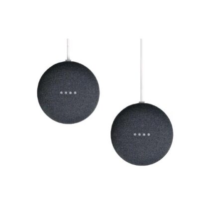 GOOGLE HOME MINI ASSISTENTE VIRTUALE BLUETOOTH WI-FI CON COMANDI VOCALI TIM NERO 2PZ