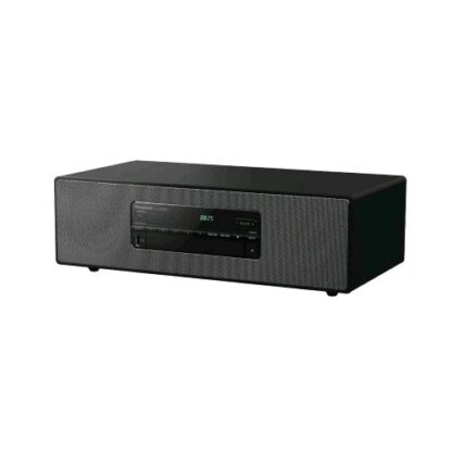 PANASONIC SISTEMA MICRO HI-FI BLUETOOTH CD USB INPUT OTTICO DAB+ FM INGRESSO AUDIO IN LEGNO NERO