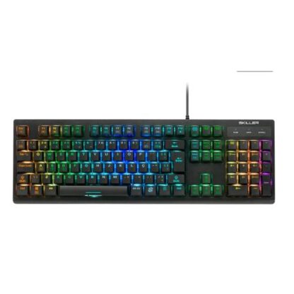 SHARKOON SKILLER SGK30 BLUE TASTIERA RGB MECCANICA LAYOUT ITALIANO