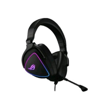 ASUS ROG DELTA CUFFIE CON MICROFONO GAMING RGB CAVO USB TIPO C NERO