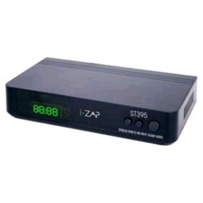 I-ZAP ST395 DECODER COMBO DIGITALE TERRESTRE + SATELLITARE DVB-S2,DVB-T,DVB-T2 HEVC LAN 10/100