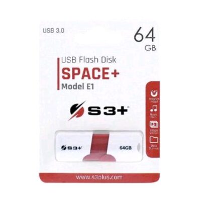 S3+ CHIAVETTA USB 3.0 64 GB BIANCO ROSSO