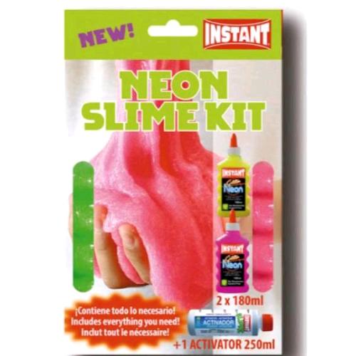 MAPED COLLA LIQUIDA PER SLIM KIT NEON 2 FLACONI DA 180 ML + ATTIVATORE DA 250 ML COLORI ASSORTITI CONF 3 Pz.