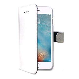 CELLY APPLE iPHONE 7 PLUS/8 PLUS PLUS CUSTODIA A PORTAFOGLIO SIMILPELLE FLAP MAGNETICO BIANCO