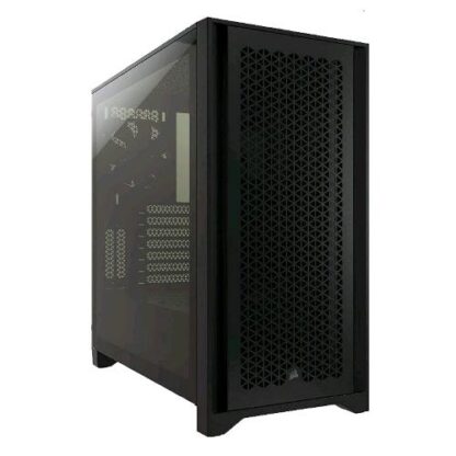 CORSAIR 4000D AIRFLOW CASE MID-TOWER MINITX/MATX/ATX PANNELLO ANTERIORE A FLUSSO D'ARIA ELEVATO PANNELLO LATERALE IN VETRO DUE VENTOLE DA 120 MM INCLUSE NERO