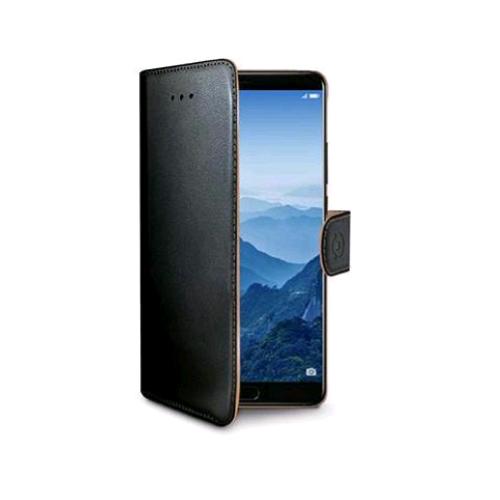 CELLY HUAWEI MATE 10 CUSTODIA A PORTAFOGLIO SIMILPELLE FLAP MAGNETICO NERO