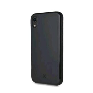 CELLY APPLE iPHONE XR COVER IN POLICARBONATO SOFT-TOUCH CON SISTEMA DI FISSAGGIO MAGNETICO NERO
