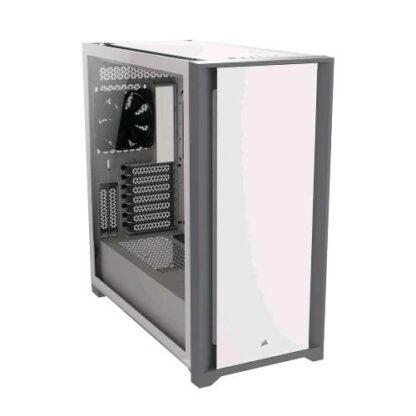 CORSAIR 5000D CASE MIDDLE TOWER MINITX MATX ATX VETRO TEMPERATO NO POWER DUE VENTOLE DA 120 MM INCLUSE BIANCO