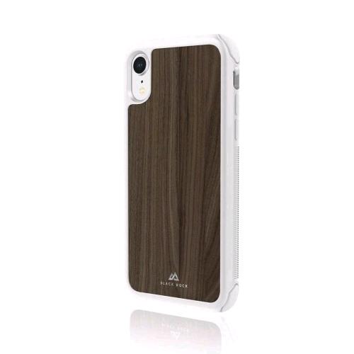BLACK ROCK APPLE iPHONE XR COVER IN LEGNO BIANCO/LEGNO
