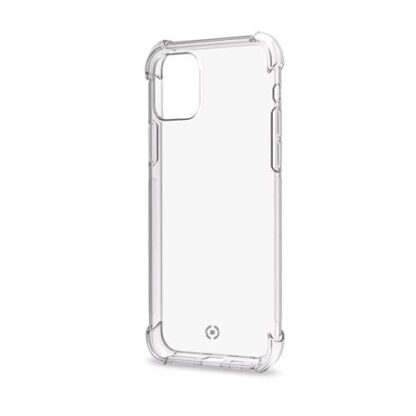 CELLY APPLE iPHONE 11 PRO COVER IN TPU + POLICARBONATO TRASPARENTE BIANCO