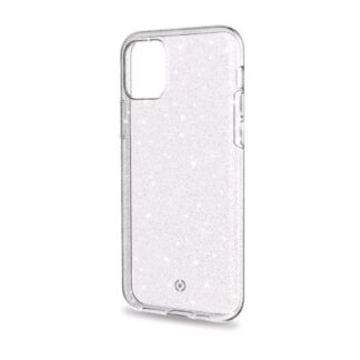 CELLY APPLE iPHONE 11 PRO MAX COVER IN TPU TRASPARENTE GLITTER