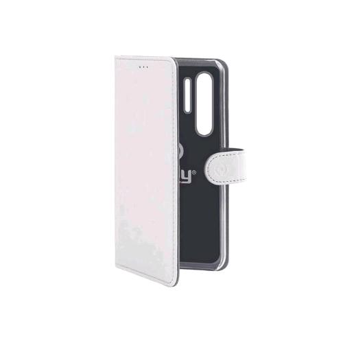 CELLY HUAWEI P30 PRO/P30 PRO NEW EDITION CUSTODIA AD AGENDA IN SIMILPELLE CON SCOCCA IN PLASTICA RIGIDA E FLAP MAGNETICO BIANCO