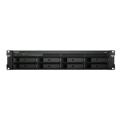 SYNOLOGY RS1221+ NAS CHASSIS RACK 2U AMD RYZEN EMBEDDED V1500B 2.2GHz RAM 4GB-8 BAY HDD/SSD 2.5"/3.5"-4xRJ-45 BLACK