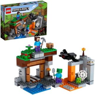 LEGO MINECRAFT LA MINIERA ABBANDONATA SET DI COSTRUZIONI CON SLIME VIVENTE STEVE E FIGURE DI RAGNO