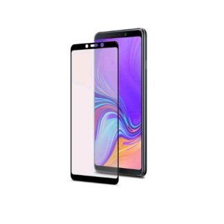 CELLY SAMSUNG GALAXY A9 (2018) FULL GLASS VETRO TEMPERATO 0.3 MM SPESSORE TRASPARENTE NERO