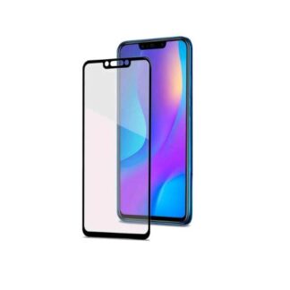 CELLY HUAWEI P SMART+ FULL GLASS VETRO TEMPERATO 0.3 MM SPESSORE TRASPARENTE NERO