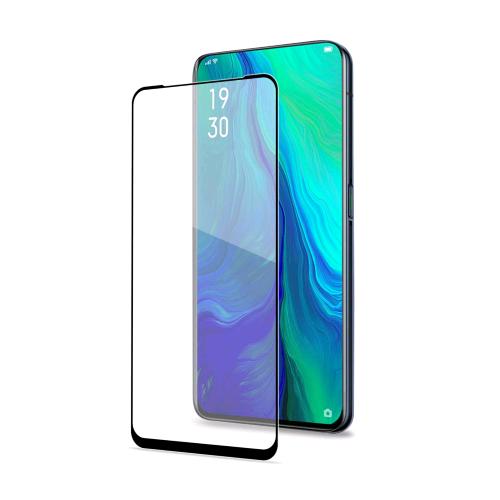 CELLY OPPO RENO 5G FULL GLASS VETRO TEMPERATO 0.3 MM SPESSORE TRASPARENTE NERO