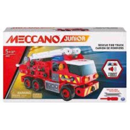 SPIN MASTER MECCANO JR CAMION DEI POMPIERI CON LUCI E SUONI