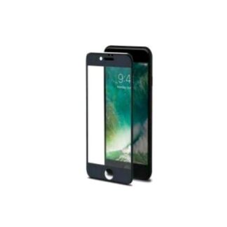 CELLY APPLE iPHONE 8/7/6S/6 3D GLASS PROTEGGI SCHERMO IN VETRO TEMPERATO ANTI IMPRONTE TRASPARENTE NERO
