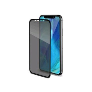 CELLY APPLE iPHONE XS MAX PRIVACY 3D PROTEGGI SCHERMO IN VETRO TEMPERATO CON FILTRO PRIVACY NERO TRASPARENTE
