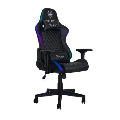 NOUA MAO M9 POLTRONA GAMING RGB POGGIA TESTA E SUPPORTO LOMBARE NERO