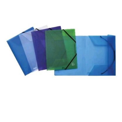 FAVORIT 2ND LIFE CARTELLE CON ELASTICO 3 LEMBI IN PP 320X240 mm DORSO 3 CM BLU GHIACCIO