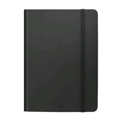 CELLY CUSTOSIA AD AGENDA MAGNETICA UNIVERSALE PER TABLET 11" IN SIMILPELLE CON ELASTICO NERO