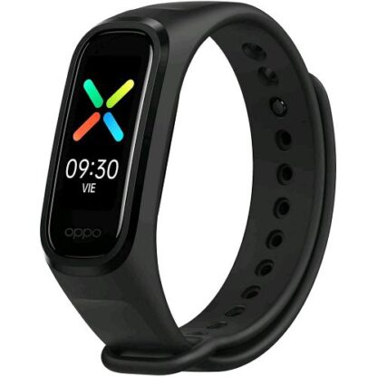 OPPO BAND SPORT TRACKER SMARTWATCH CON SCHERMO AMOLED A COLORI 1.1'' 5ATM CARICA MAGNETICA IMPERMEABILE 50M PEDOMETRO FITNESS CINTURINO CARDIOFREQUENZIMETRO BLACK