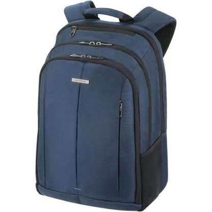 SAMSONITE GUARDIT 2.0 ZAINO PORTA NOTEBOOK DA 15.6" IN POLIESTERE TASCA FRONTALE CON ZIP E SOFFIETTI BLU