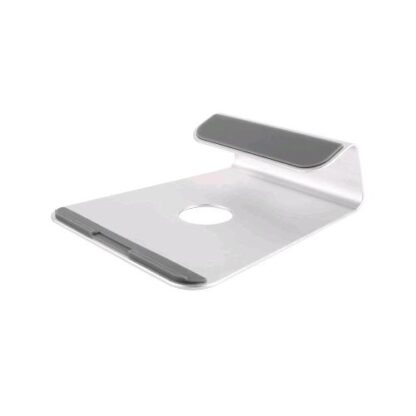 NEWSTAR SUPPORTO UNIVERSALE PER NOTEBOOK FINO A 17" MAX 10 KG IN ALUMINIO GRIGIO SILVER