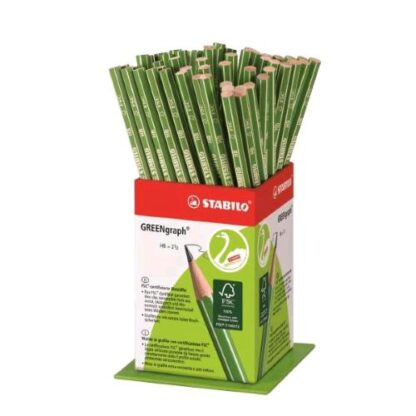 STABILO GREENGRAPH ESPOSITORE MATITE IN GRAFITE HB CONF 60 Pz.