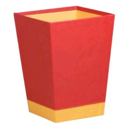 RHODIA CESTINO GETTACARTA IN SIMILPELLE 24X24X32 CM ROSSO PAPAVERO