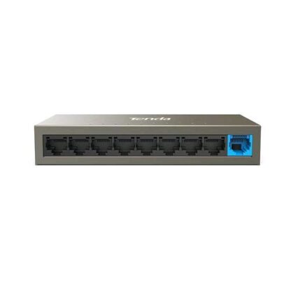 TENDA 43998 SWITCH 9 PORTE FAST ETHERNET (10/100) SWITCHING 1.8 GBP/S PROTEZIONE FULMINI 6KV CASE IN METALLO