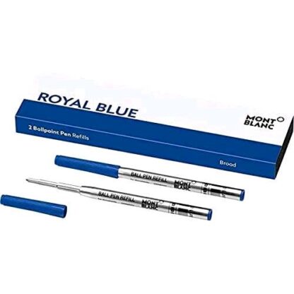 MONT BLANC ROYAL BLUE REFILL PER PENNA SFERA INCHIOSTRO BLU CONF 2 Pz.