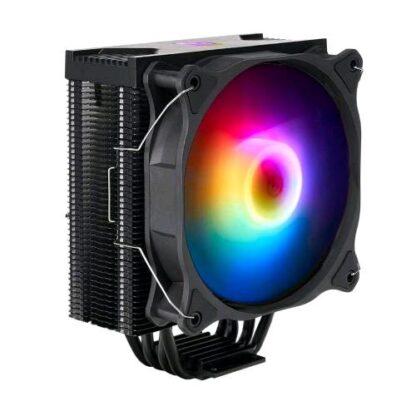 NOUA NUMB ADD-RGB DISSIPATORE PER CPU CON VENTOLA 120MM COMPATIBILE PER CPU INTEL E AMD NERO