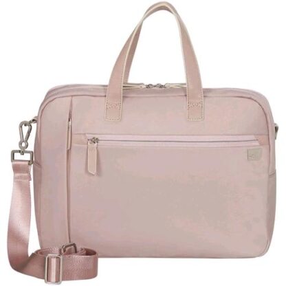 SAMSONITE ECO WAVE BORSA PORTA NOTEBOOK DA 15.6" IN POLIESTERE CON TRACOLLA 2 SCOMPARTI ROSA ANTICO CONTROLLARE COLORE