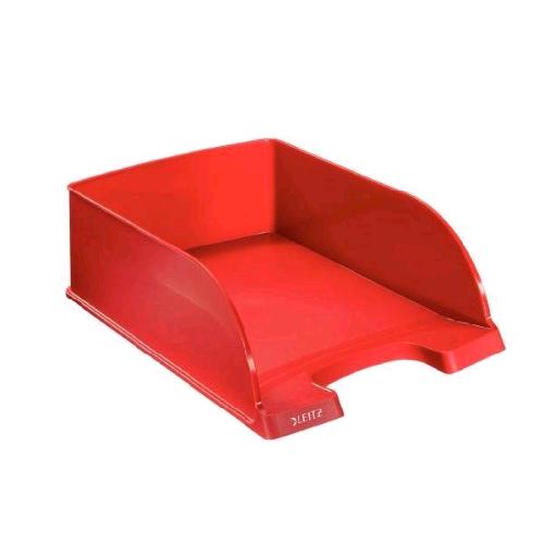 LEITZ PLUS JUMBO PORTACORRISPONDENZA IN POLIESTERE 255X360X103 mm ROSSO