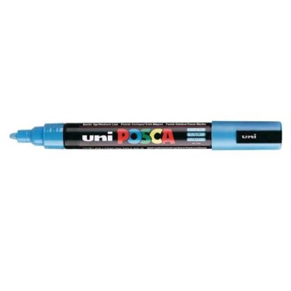 OSAMA POSCA MEDIO MARCATORE A TEMPERA PUNTA TONDA 1.8/2.5 mm AZZURRO CONF 6 Pz.