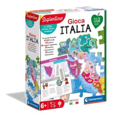 CLEMENTONI SAPIENTINO GIOCA ITALIA GIOCO EDUCATIVO