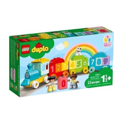 LEGO DUPLO TRENO DEI NUMERI IMPARIAMO A CONTARE CON MINIFIGURE E UN CANE