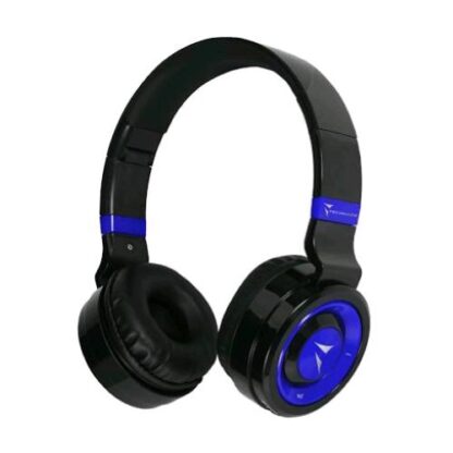 TECHMADE TM-046-BL CUFFIA STEREO BLUETOOTH CON MICROFONO RICHIUDIBILI COLORE NERO BLUE
