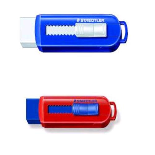 STAEDTLER GOMMA CON INVOLUCRO IN PLASTICA COLORI ASSORTITI CONF 12 PZ.