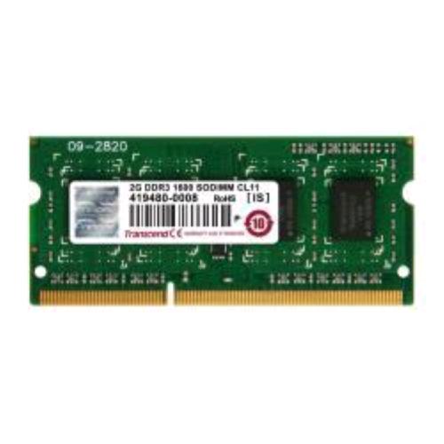 TRANSCEND JETRAM JM1600KSN-2G MEMORIA RAM 2GB 1.600MHz TIPOLOGIA SO-DIMM TECNOLOGIA DDR3