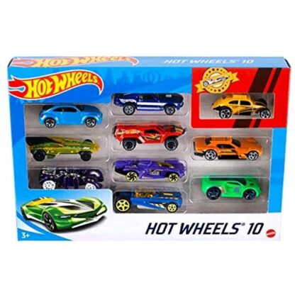 HOT WHEELS SET MACCHININE IN SCALA 1:64 MODELLI ASSORTITI CONF 10 PZ.