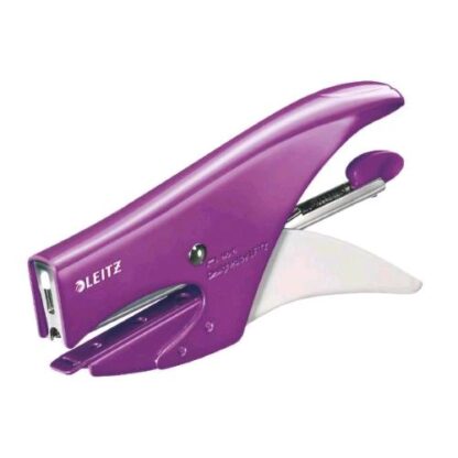 LEITZ 5547 CUCITRICE A PINZA CARICAMENTO POSTERIORE PUNTI SERIE 8 CAPACITA' 15 FOGLI VIOLA